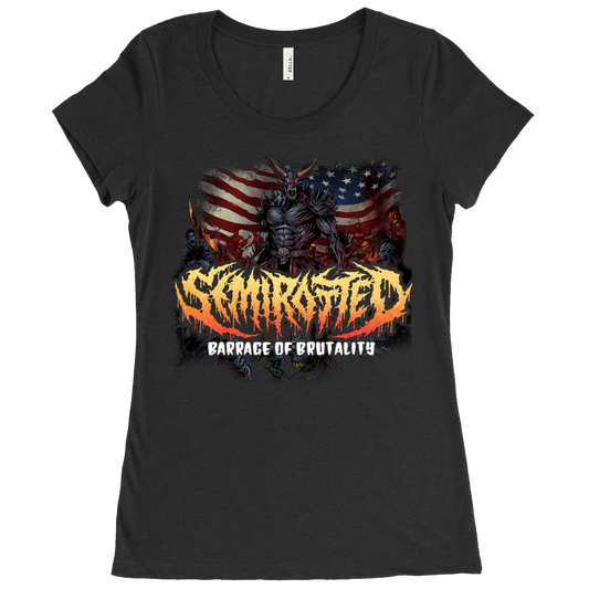 Womens Barrage Of Brutality Shirts